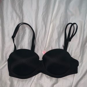 pink vs push up bra with removable straps